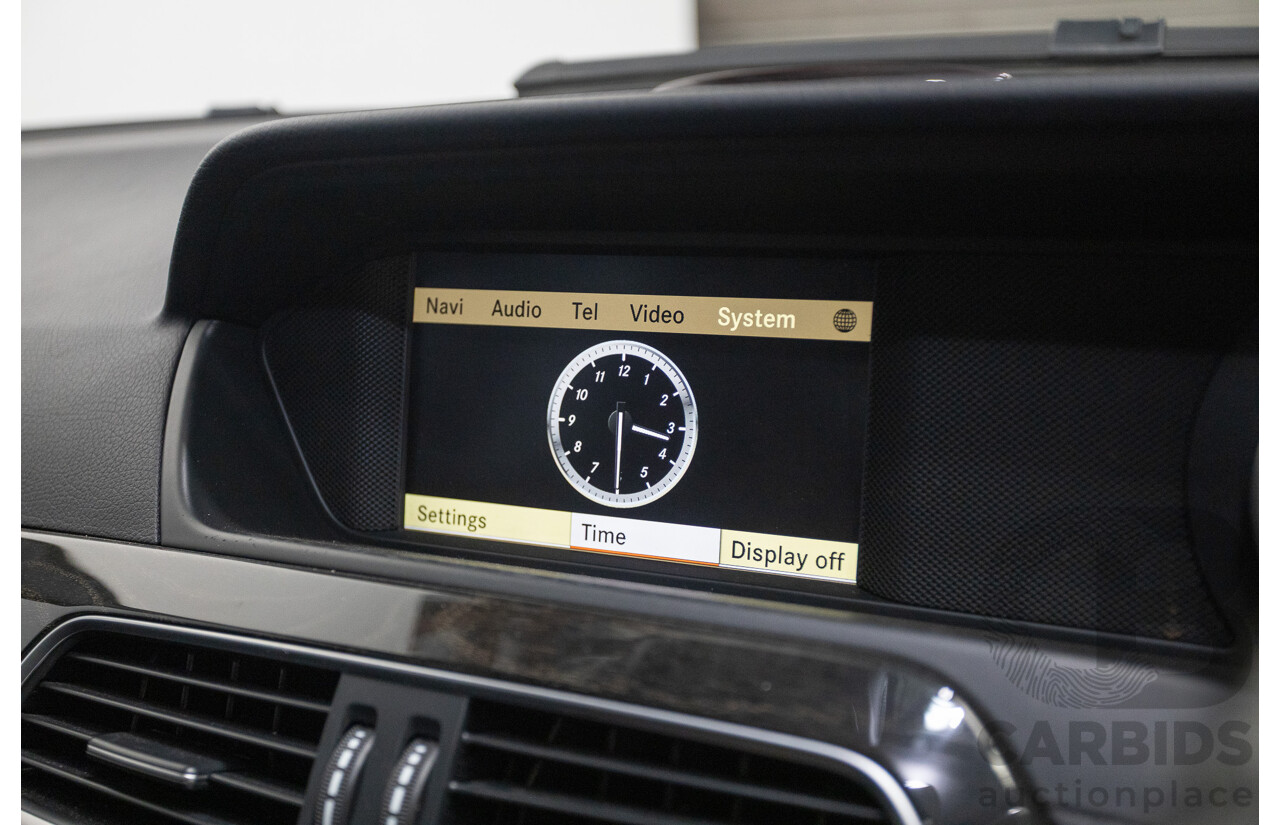 11/2011 Mercedes Benz C63 AMG W204 MY11 4d Sedan Magnetite Black Metallic V8 6.3L