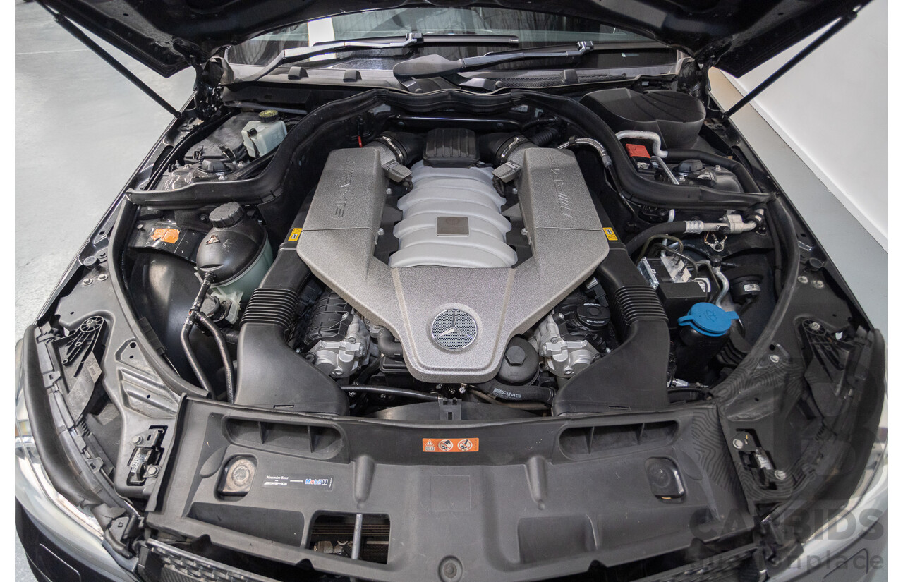 11/2011 Mercedes Benz C63 AMG W204 MY11 4d Sedan Magnetite Black Metallic V8 6.3L