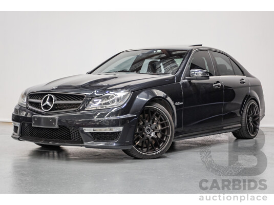11/2011 Mercedes Benz C63 AMG W204 MY11 4d Sedan Magnetite Black Metallic V8 6.3L