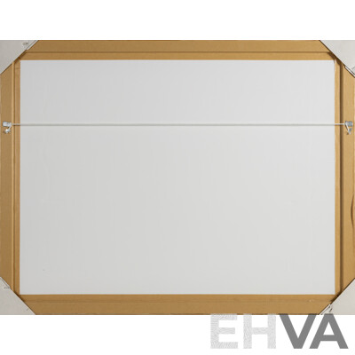 John Vander, (20th Century, Belgian-Born Australian, 1945-), White Horse Inn, Berrima (1994), Wonderful Quality Reproduction Print After Original Oil, 65 x 83 cm (frame)