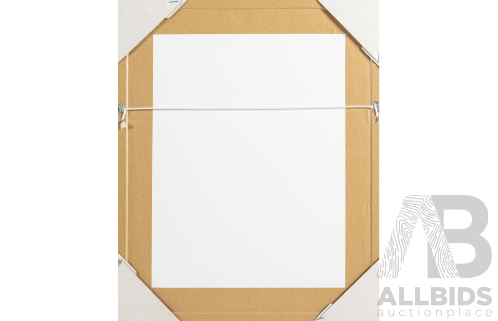 Lionel Arthur Lindsay, (19/20th Centuries, Australian, 1874-1961), Essex Steps, Wonderful Reproduction Limited Edition Quality Print After Original Etching, 54 x 36 cm (frame)