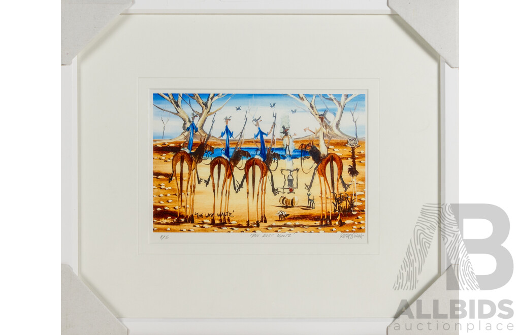 Peter Browne, (20th Century, Australian, 1947-), The Last Waltz, Wonderful Signed & Editioned Giclee Print, 45 x 53 cm (frame)