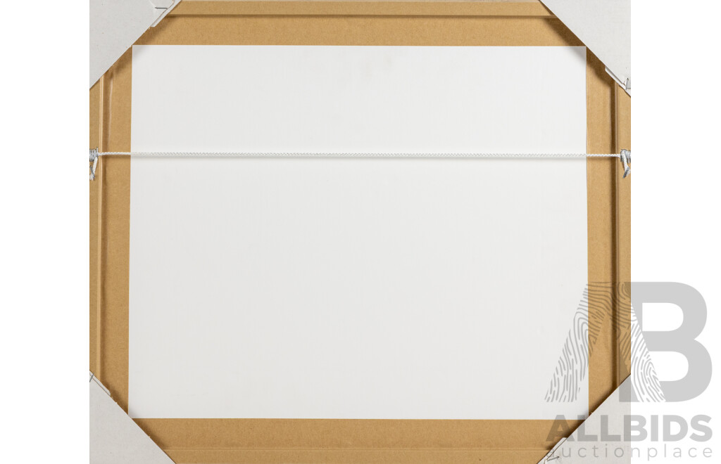 Peter Browne, (20th Century, Australian, 1947-), Chasing Waves, Beautiful Signed & Editioned Giclee Print, 44 x 52 cm (frame)