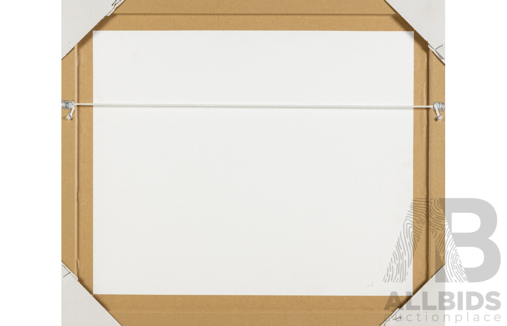 Peter Browne, (20th Century, Australian, 1947-), Bush Billiards, Beautiful Signed & Editioned Giclee Print, 46 x 54 cm (frame)