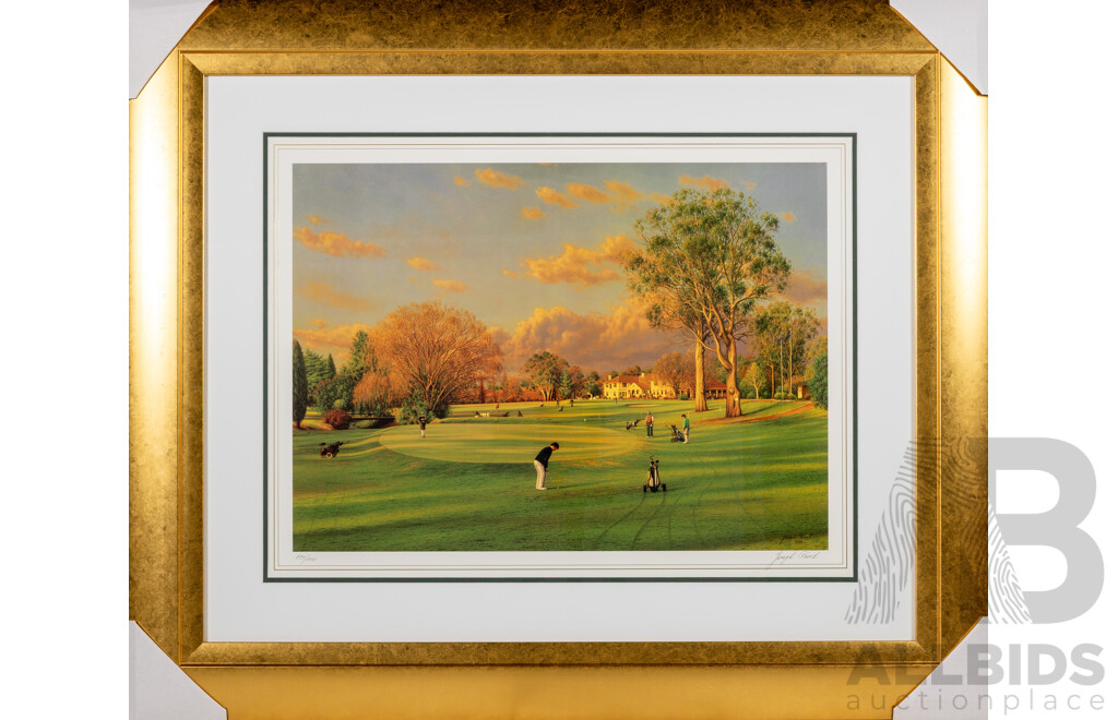 Joseph Frost, (20th Century, Czech-Born Australian, 1953 or 54-), July Morning, Moss Vale Golf Club (1993), Editioned and Signed Quality Print of Original Oil, 68 x 81 cm (frame)