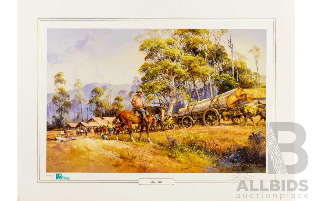 d'Arcy Doyle (20th Century, Australian, 1932-2001), Lost but Found & [5 More] (1994-95), Six Limited Editioned & Signed Prints After Originals, 64H x 87W cm (unframed) (6)