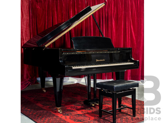 1659873 · Vintage Bösendorfer Model 200 Grand Piano, Serial No. 34538, Austria, Circa 1982, with Adjustable Stool