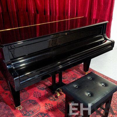 Vintage Bösendorfer Model 200 Grand Piano, Serial No. 34538, Austria, Circa 1982, with Adjustable Stool