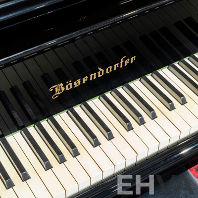 Vintage Bösendorfer Model 200 Grand Piano, Serial No. 34538, Austria, Circa 1982, with Adjustable Stool