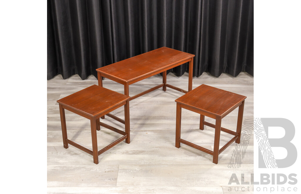 Nest of Three Side Tables by Parker Furniture