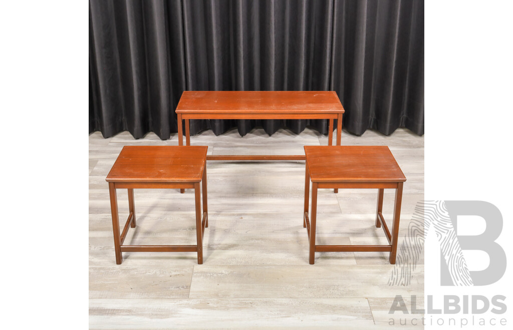 Nest of Three Side Tables by Parker Furniture