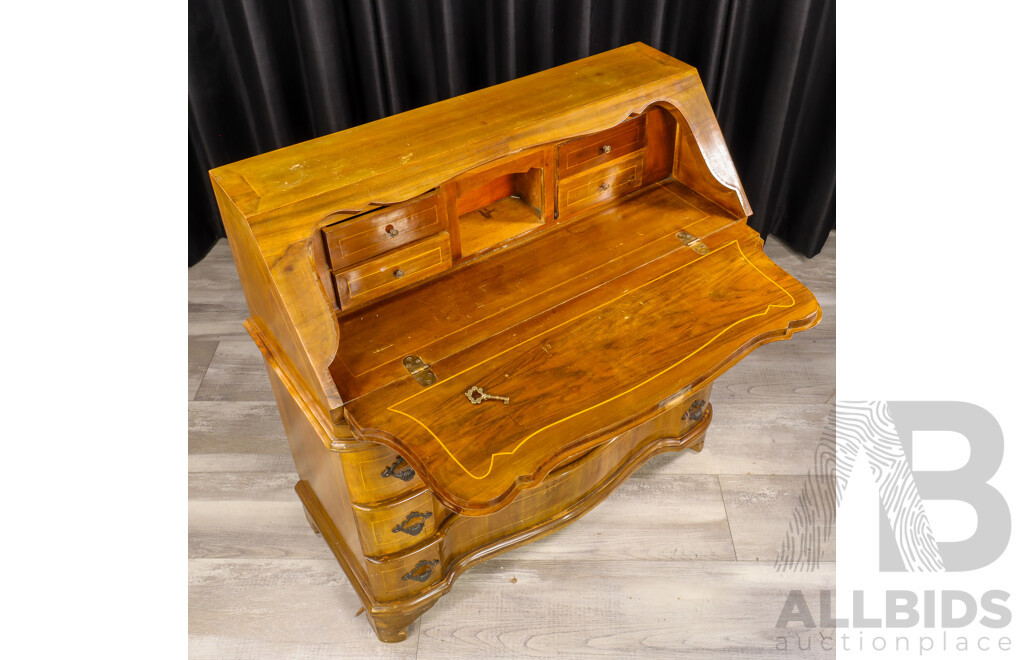 Dutch Colonial Style Fall Front Bureau