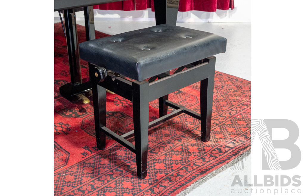 Vintage Bösendorfer Model 200 Grand Piano, Serial No. 34538, Austria, Circa 1981, with Adjustable Stool