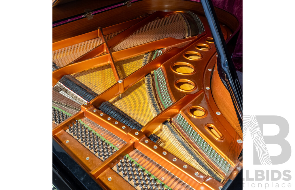 Vintage Bösendorfer Model 200 Grand Piano, Serial No. 34538, Austria, Circa 1981, with Adjustable Stool