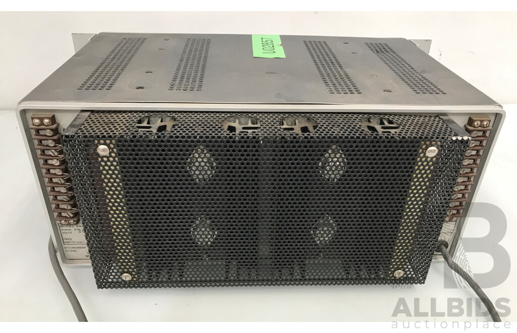BWD (242A) Dual Power Supply