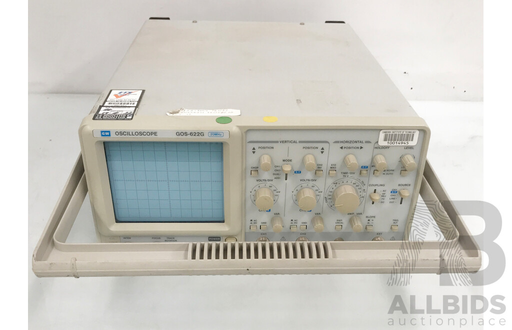GW Instek (GOS-622G) Dual-Channel Analog Oscilloscope
