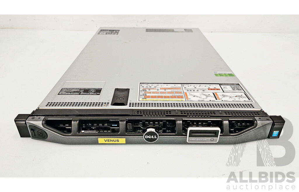 Dell PowerEdge R630 Dual Intel Xeon (E5-2643 V3) 3.40GHz-3.70GHz 6-Core CPU 1RU Server W/ 256GB DDR4