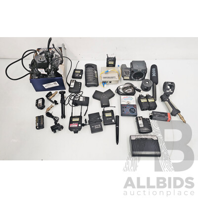 Assorted Lot of Audio Visual Equipment & Accessories