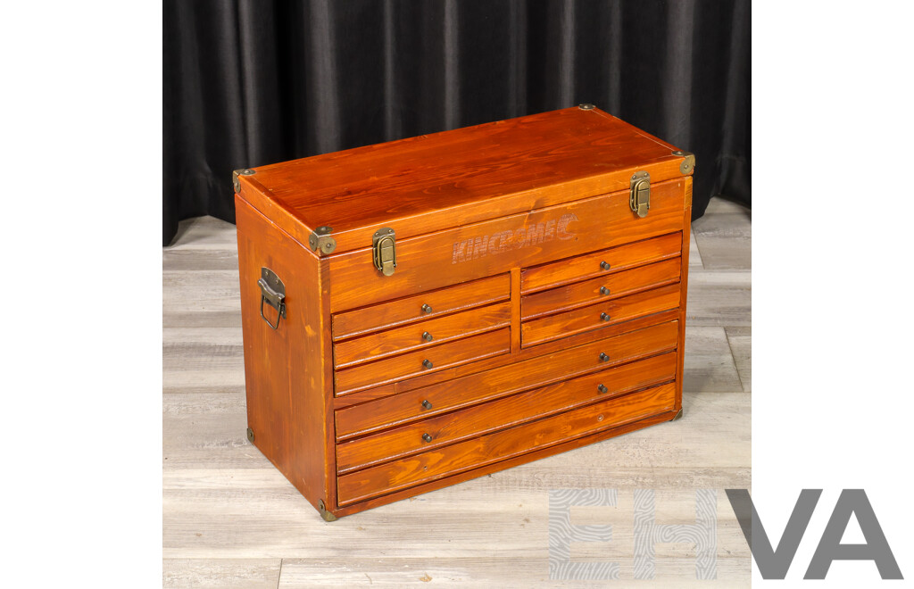 Timber Fitted Toolbox by Kingcrome