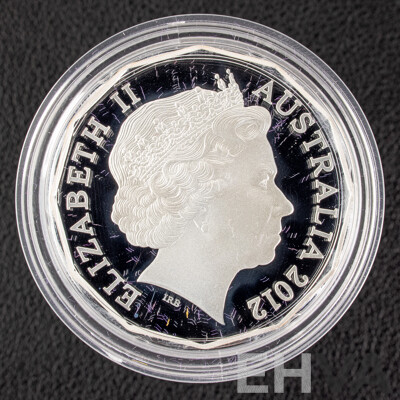 Australian RAM 2012 Silver Proof Fifty Cent Coin, Diamond Jubilee of the Accession of Queen Elizabeth II