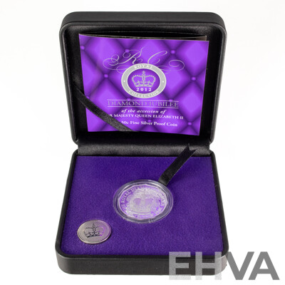 Australian RAM 2012 Silver Proof Fifty Cent Coin, Diamond Jubilee of the Accession of Queen Elizabeth II