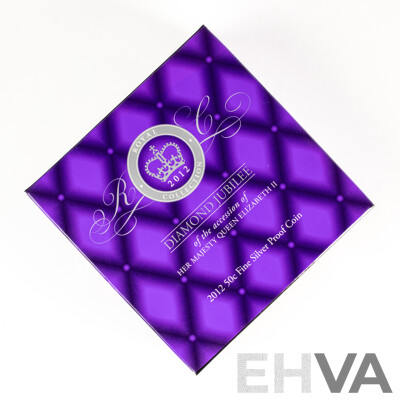 Australian RAM 2012 Silver Proof Fifty Cent Coin, Diamond Jubilee of the Accession of Queen Elizabeth II