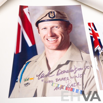 Collection of Nine Autographs From Victoria Cross Recipients