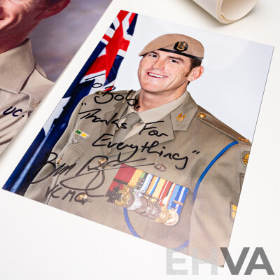 Collection of Nine Autographs From Victoria Cross Recipients