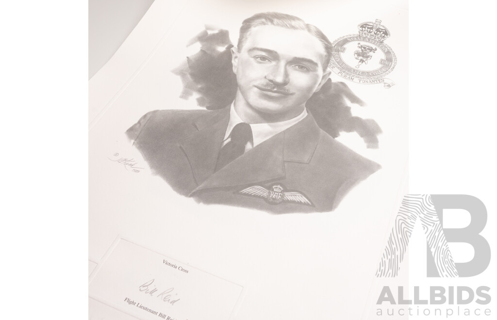 Collection of Nine Autographs From Victoria Cross Recipients