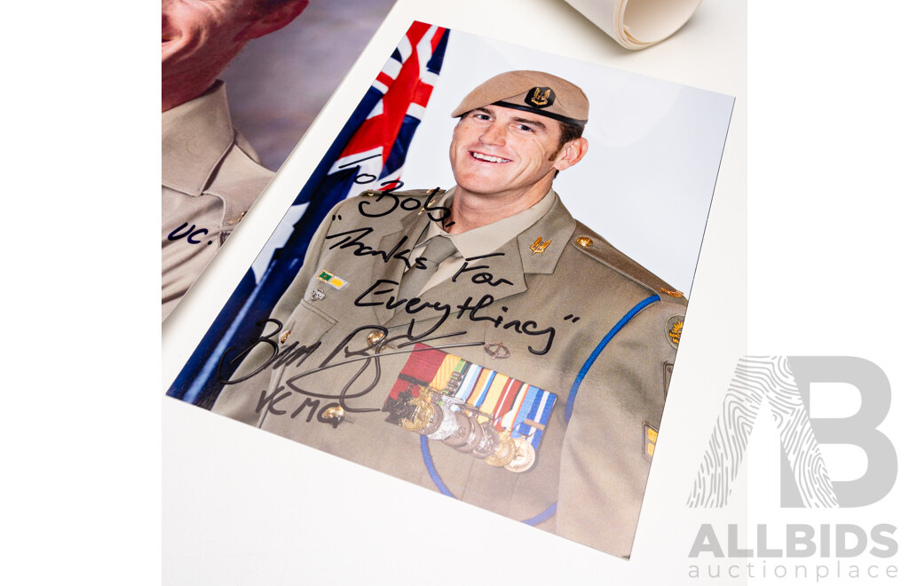 Collection of Nine Autographs From Victoria Cross Recipients