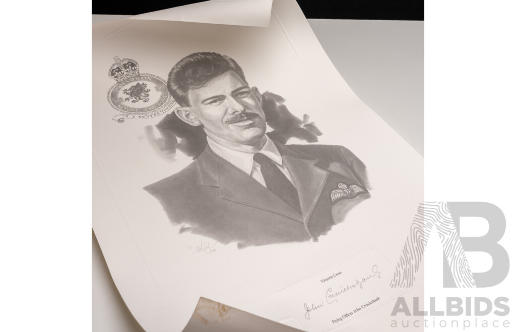 Collection of Nine Autographs From Victoria Cross Recipients