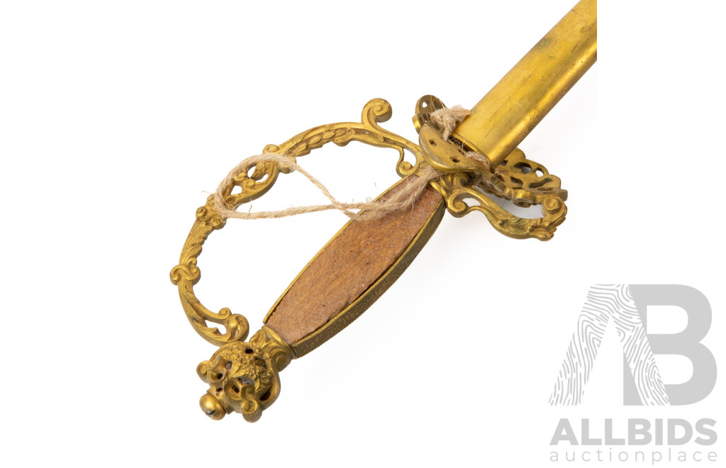 Belgian Diplomatic Court Sword