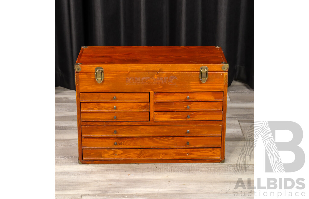 Timber Fitted Toolbox by Kingcrome