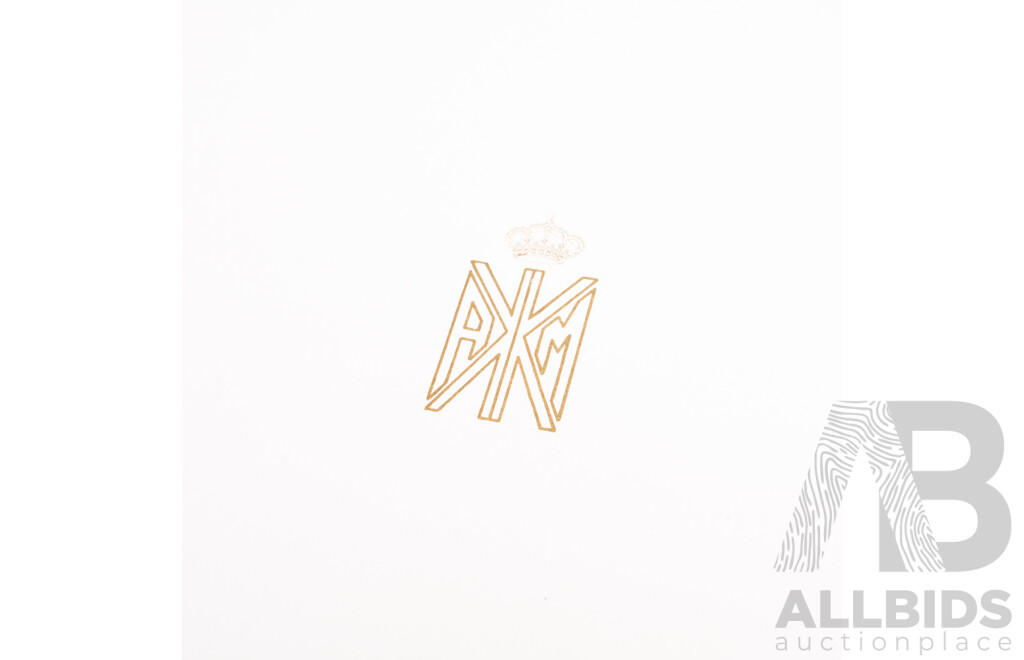 Signed Christmas Card of King Constantine II and Queen Marie of the Hellenes