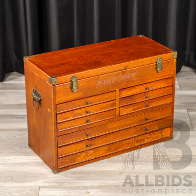 Timber Fitted Toolbox by Kingcrome