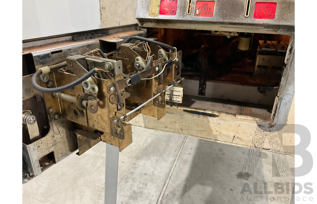 GOTTLIEB's 2-Player ROLLER COASTER Pinball Machine 1971