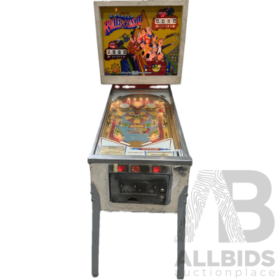 GOTTLIEB's 2-Player ROLLER COASTER Pinball Machine 1971