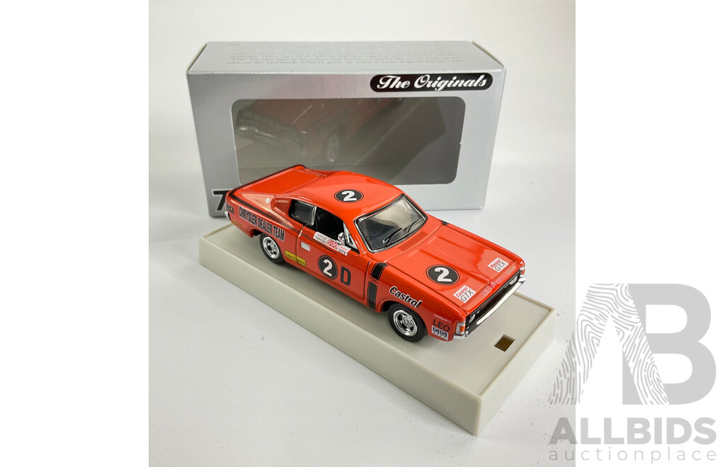 Trax Originals Diecast 1972 Valiant E49 Charger, Leo Geoghegan - 1:43 Scale