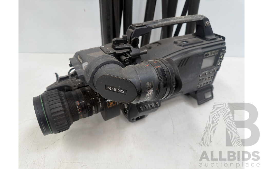 Cannon DVCPRO 50 Video Camera + Ashton Tripods