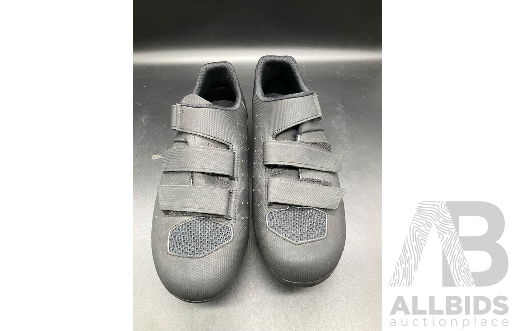 VAN RYSEL Road Cycling Shoes 100 (Size US W13/M11.5) and Bicycle Inner Tube (700x23/32C) - Lot of 2
