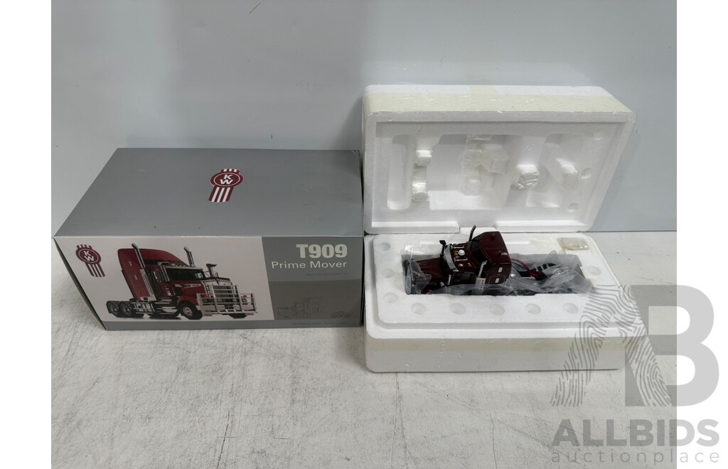 Kenworth T909 Prime Mover Collectable Scale Model 1:50 - Z01366 Vinatge Burgundy