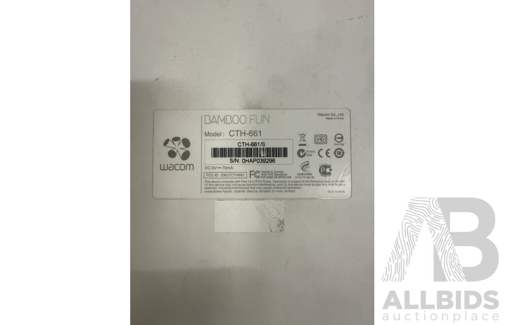 3x Wacom Bamboo Fun - CTH-661