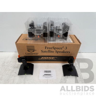 BOSE - 6x FreeSpace 3 Satelite Speakers Mounts