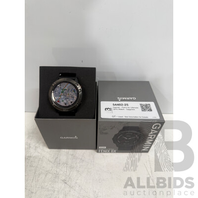 Garmin - Fenix 6x Ultimate GPS Watch - Sapphire