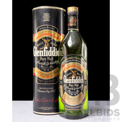 Glrenfiddich Pure Malt Scotch Whisky in Presentation Tube