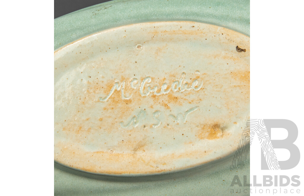 Cornucopia Vase with Frog and Pinch Vase by Nell McCredie (2)