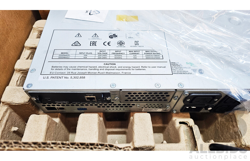 Schneider Electric (SMT2200RMI2U) 2RU 2200VA APC Smart UPS