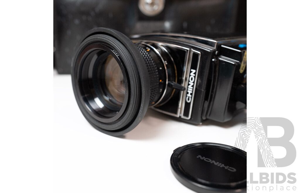 Collection Cameras Including Chinon 805 S Film Camera in Bag, Kodak Advantix 2100 Auto in Box and More