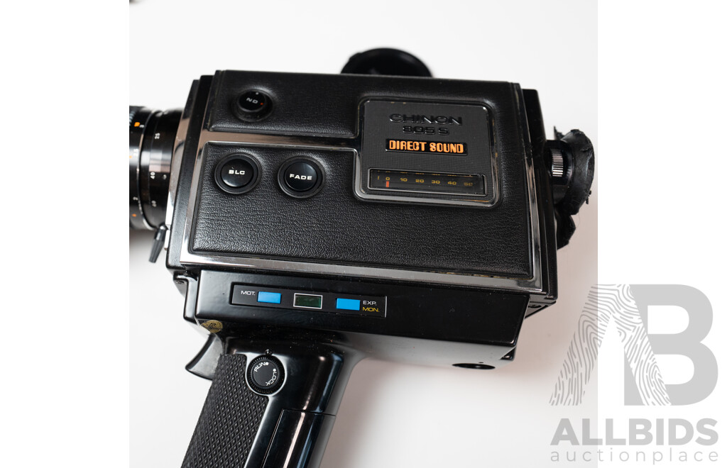 Collection Cameras Including Chinon 805 S Film Camera in Bag, Kodak Advantix 2100 Auto in Box and More