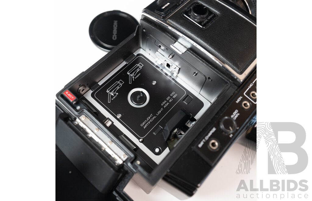 Collection Cameras Including Chinon 805 S Film Camera in Bag, Kodak Advantix 2100 Auto in Box and More